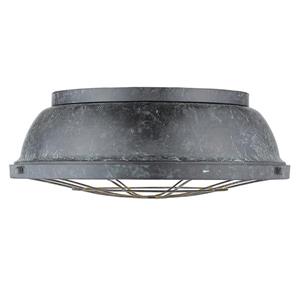 Golden Lighting Bartlett Flush Mount Light - Black