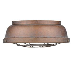 Golden Lighting Bartlett Flush Mount Light - Copper