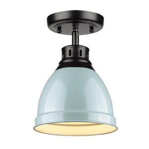 Golden Lighting Duncan Flush Mount Light - Black