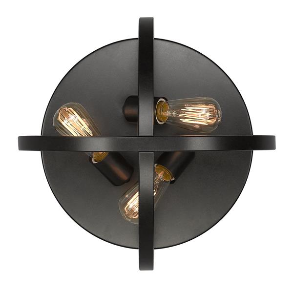 Golden Lighting Colson Flush Mount Light - Bronze