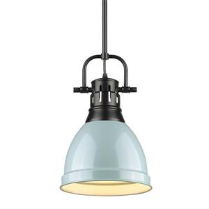 Petit luminaire suspendu Duncan de Golden Lighting, noir