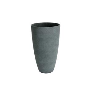 Algreen Products Acerra Vase Planter - 11.5-in x 20-in - Composite - Gray