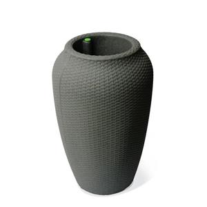 Algreen Products Wicker Self-Watering Planter - 28" x 17.5" - Taupe