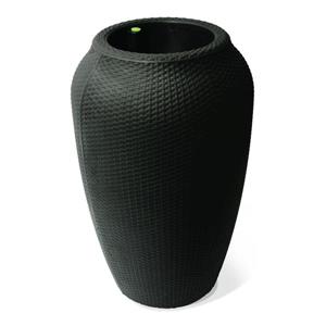 Jardinière à arrosage automatique Wicker, 32" x 20", noir
