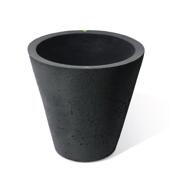 Algreen Products Crete Self-Watering Planter - 26.5-in x 26-in - Black