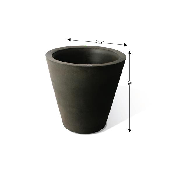 Algreen Products Olympus Self-Watering Planter - 26-in x 26-in - Brown