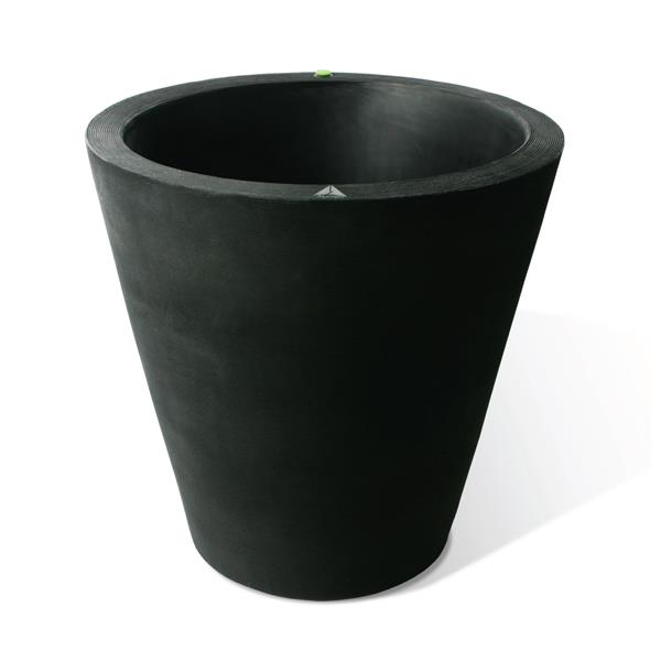 Algreen Products Olympus Self-Watering Planter - 26-in x 26-in - Black