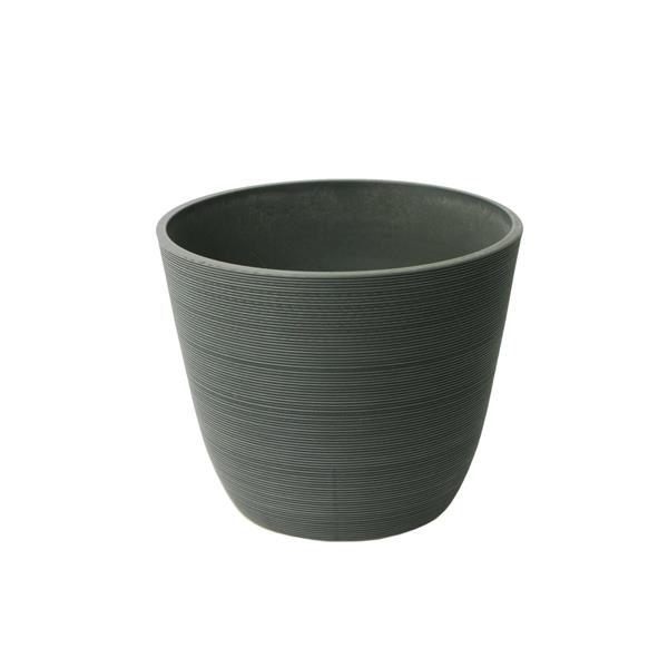 Algreen Products Valencia Round Planter - 11-in x 14-in - Composite, Chocolate