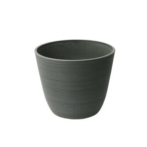 Algreen Products Valencia Round Planter - 11" x 14" - Composite, Chocolate