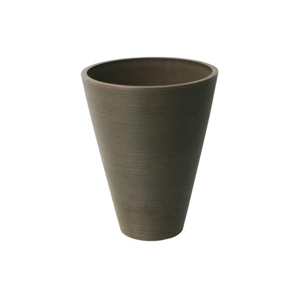 Algreen Products Valencia Round Planter - 11-in x 14-in - Composite - Chocolate