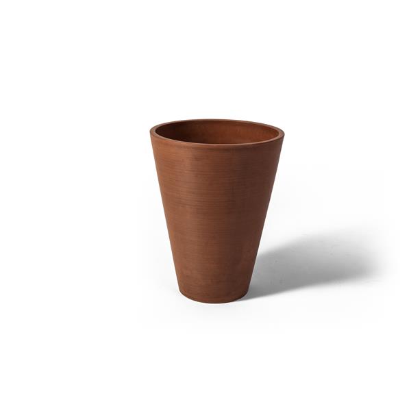 Algreen Products Valencia Round Planter - 10-in x 13-in - Terracotta