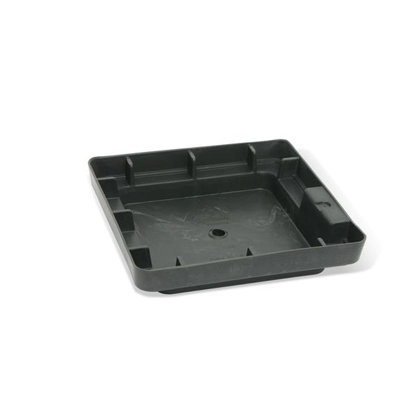 Algreen Products Valencia Square Planter - 13-in x 28-in - Composite - Taupe