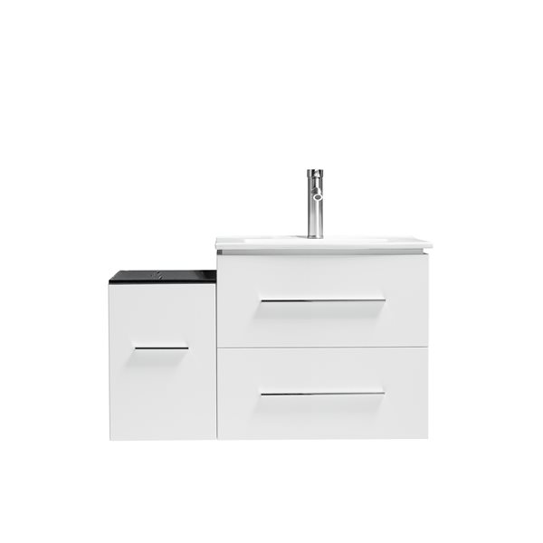 Image of Gef | Hadley Vanity With Porcelain Top, 36-In White | Rona