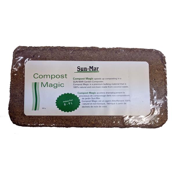 Sun-Mar Compost Magic - 6 Bricks of 600 g