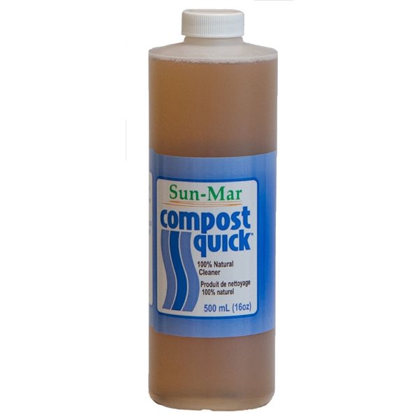 Sun-Mar 500 mL Pump Bottle 100% Natural Compost Quick