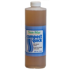 Sun-Mar 500 mL Pump Bottle 100% Natural Compost Quick