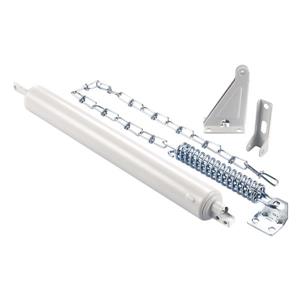 Ideal Security Pneumatic Door Closer with Chain - White