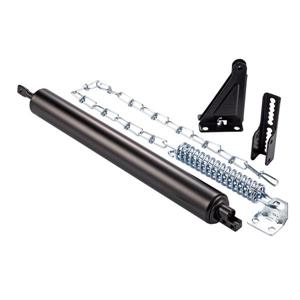 Ideal Security Pneumatic Door Closer with Chain - Black