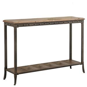 Worldwide Home Furnishings Console Table - 39.25-in x 29-in - Wood - Brown