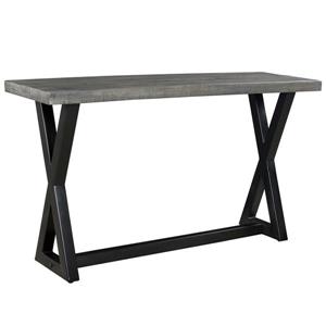 Worldwide Home Furnishings Console Table - 53-in x 30-in - Wood - Gray