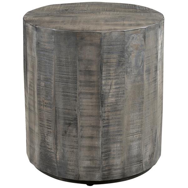 Worldwide Home Furnishings End table - 22-in x 24-in - Wood - Gray