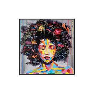Stella.B Decor ALYS Framed Canvas with Black Frame - 36-in x 36-in