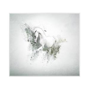 Stella.B Decor LIVIA Framed Canvas with white Frame - 48-in x 40-in