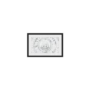 Stella.B Decor MOSAIC Framed Print with Black Frame - 24-in x 16-in
