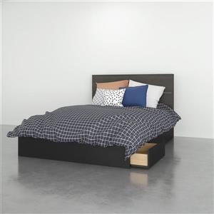 Nexera Full Bedroom Set - 2 Pieces - Ebony/Black