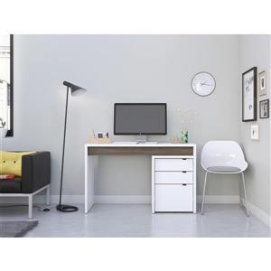 Nexera Chrono Contemporary Home Office Set - 2 Pieces - Grey