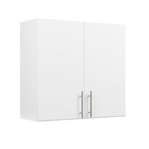 Prepac Elite Wall Cabinet - 2-Door - White - 32-in W x 30-in H x 12-in D