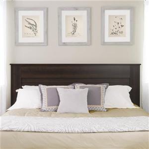 Prepac King Flat Panel Headboard - Espresso