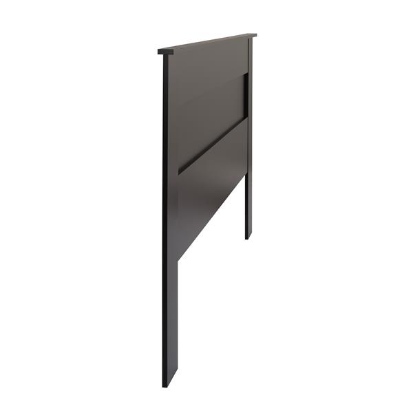 Prepac King Flat Panel Headboard, Black