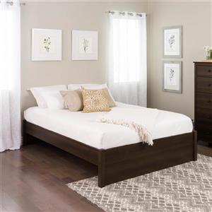 Prepac Select 4-Post Platform Bed - Espresso - Queen