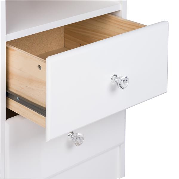 Prepac Astrid Collection 6 Drawer Dresser in White Finish WDBR-0402-1 New