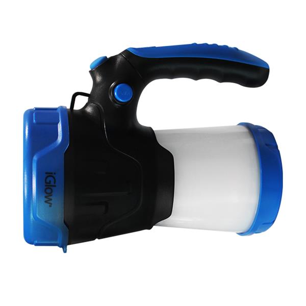 Lampe de travail iGlow rechargeable, batteries ou USB, bleu