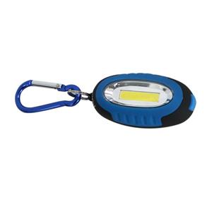 Porte-clés iGlow avec lumière COB, 5,5 po x 1,6 po, bleu, 2 mcx