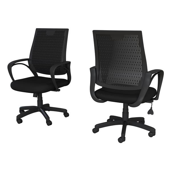 Safdie & Co. Office Chair Mesh Multi Position - Black - 37-41-in