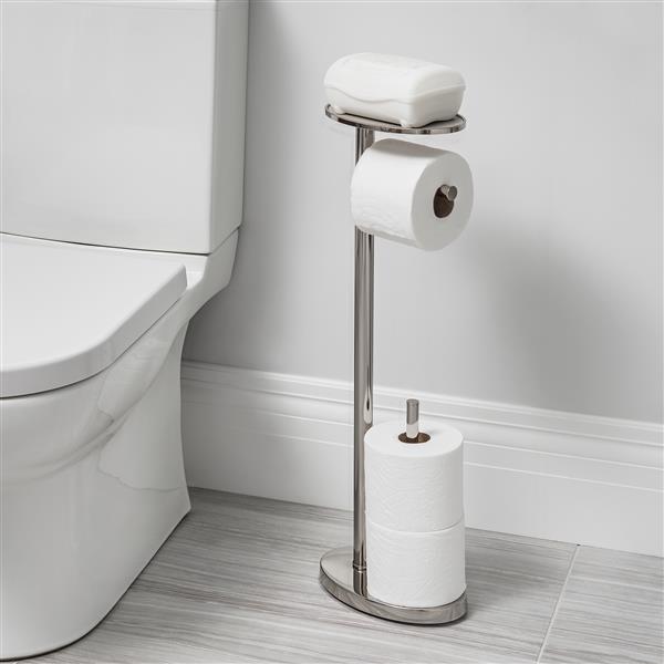 Support papier toilette  Papier toilette, Papier toilette support,  Toilettes
