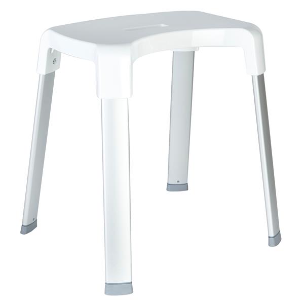 White shower online bench