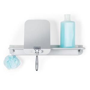 Better Living GLIDE Shower Shelf with Mirror - Grey - 18-in