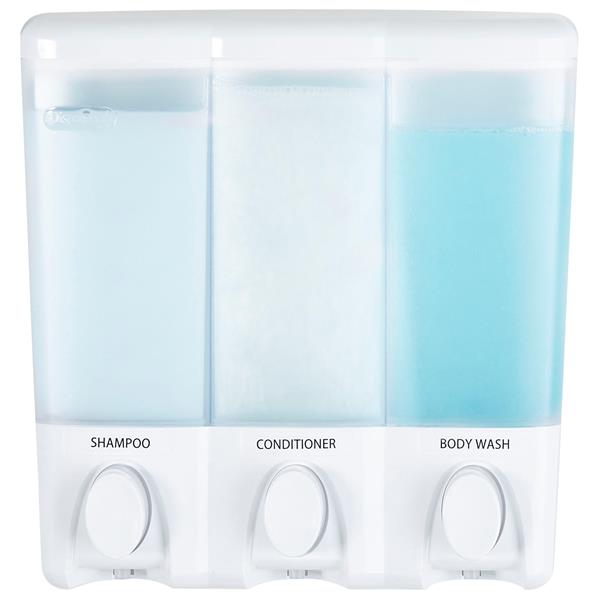 Distributeur de savon CLEAR CHOICE, Blanc, 7.5 pox 3.5 pox7.5 po