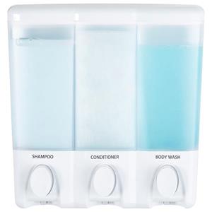 Distributeur de savon CLEAR CHOICE, Blanc, 7.5"x 3.5"x7.5"