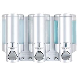 Better Living AVIVA Saop Dispenser for the shower - Silver - 3 x 310 ml