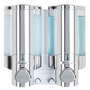 Better Living AVIVA Shower Soap Dispenser - Chrome - 2 x 310 ml