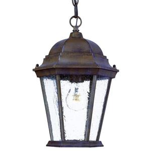 Lanterne suspendue à 1 lumière Richmond, 9,5" x 14", noyer