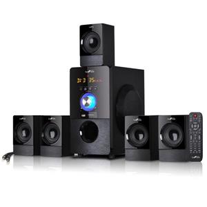 Beefree Sound Bluetooth Speaker System Set - 22-in x 19-in - Black