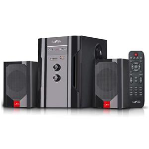Beefree Sound Bluetooth Speaker System - 14.15-in x 6.30-in - Black - 4 pcs