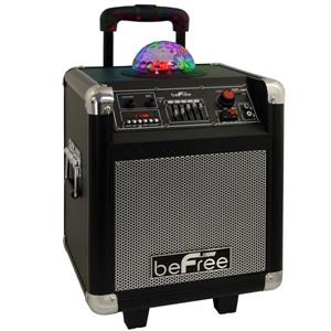 BeFree Sound Projection Light Dome Subwoofer - 17.5-in - Black