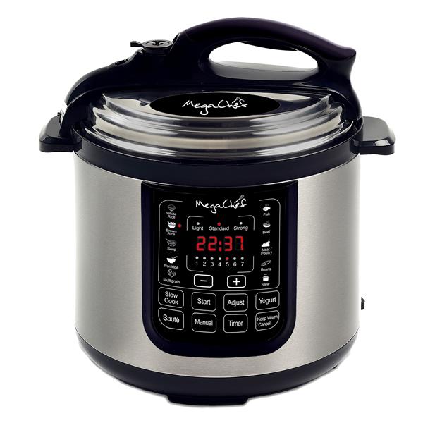 Megachef 8 Quart Digital Pressure Cooker 15 In Silver 84899676m Rona